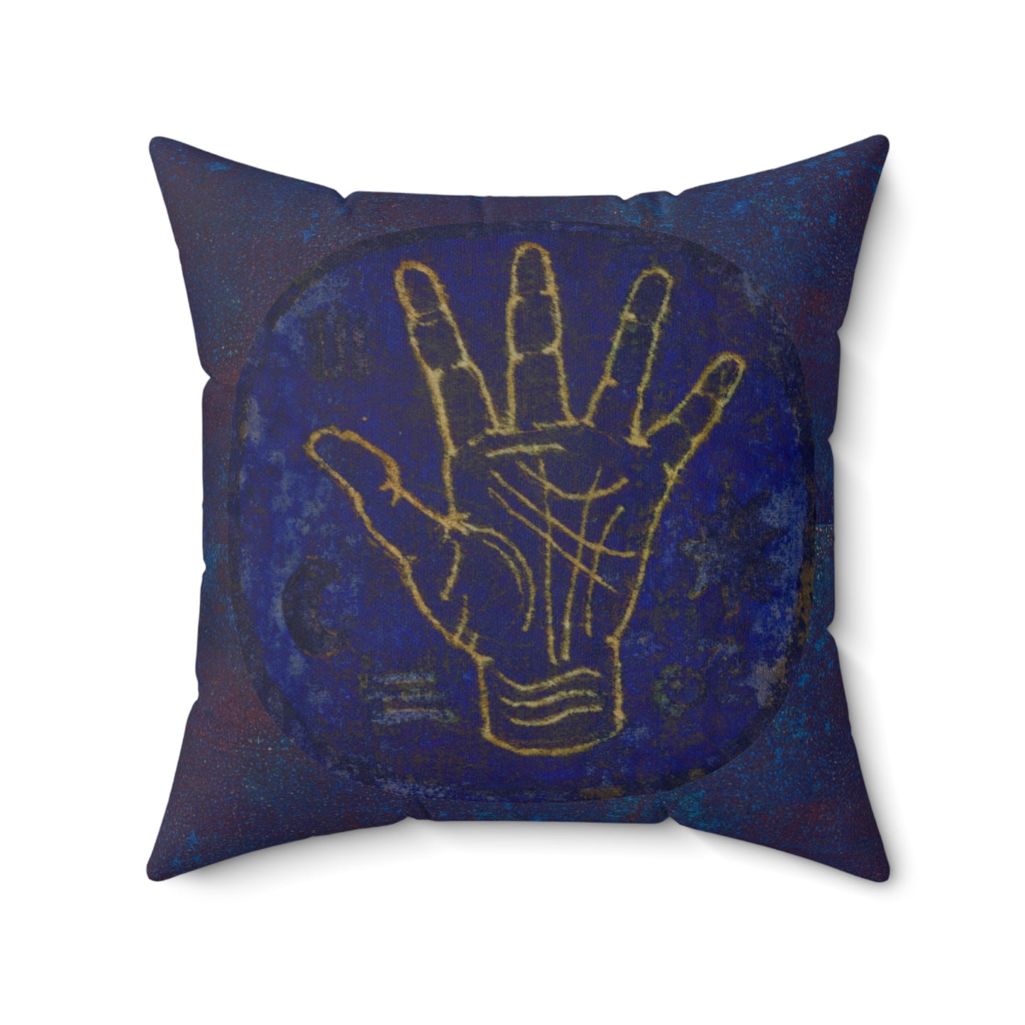 Palm Readers Pillowcase Pillow Included, Palmist reader pillow, Hand Readers Pillowcase, Astrology Pillowcase, Fortune-Telling Decorative Pillows, ChiromancySpun Polyester Square Pillow