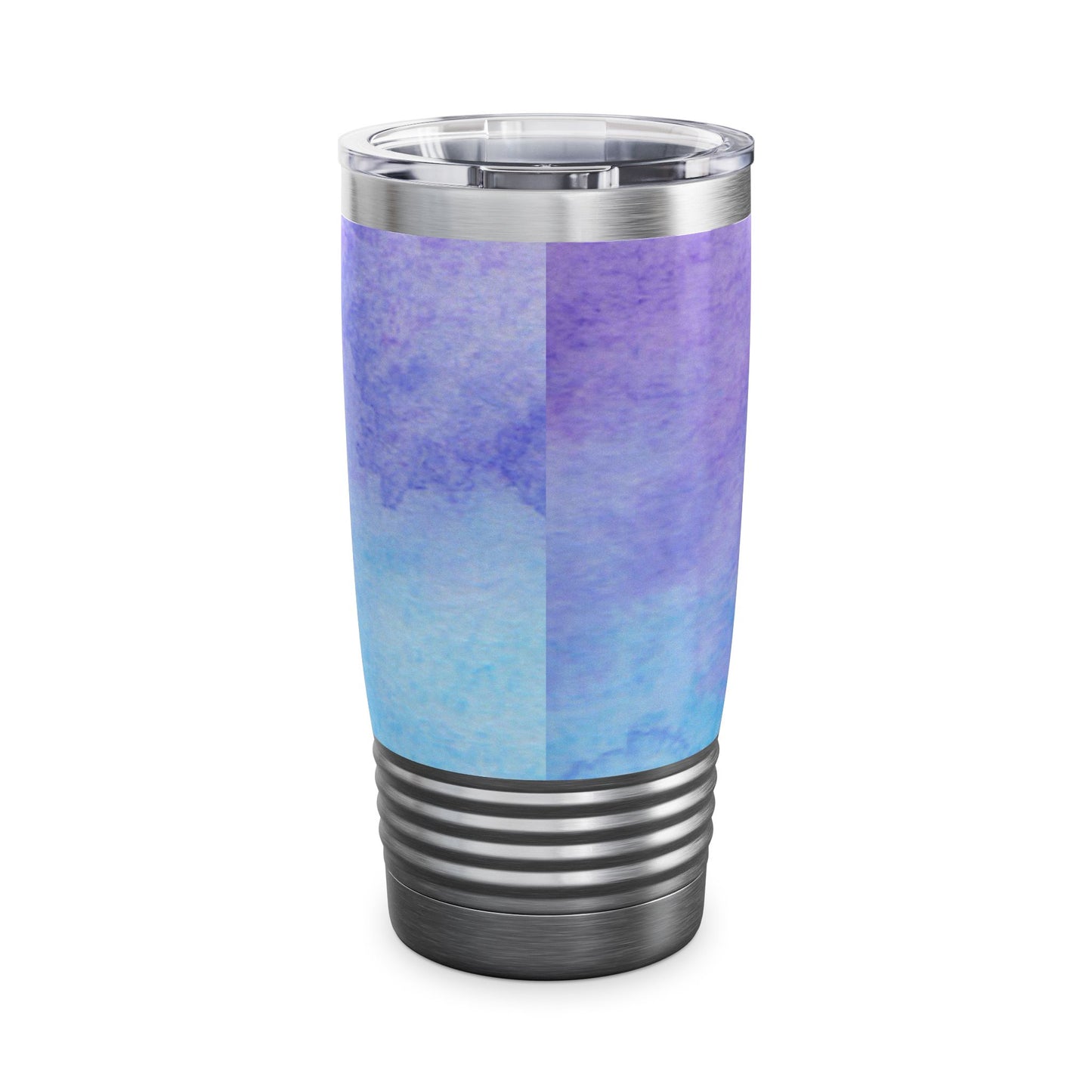 Birth Sign Star Chart Tumbler, Light Blue and Purple Travel Mug, Astrology Ringneck Tumbler Celestial 20oz, Zodiac Chart Stainless Steel Tumbler.