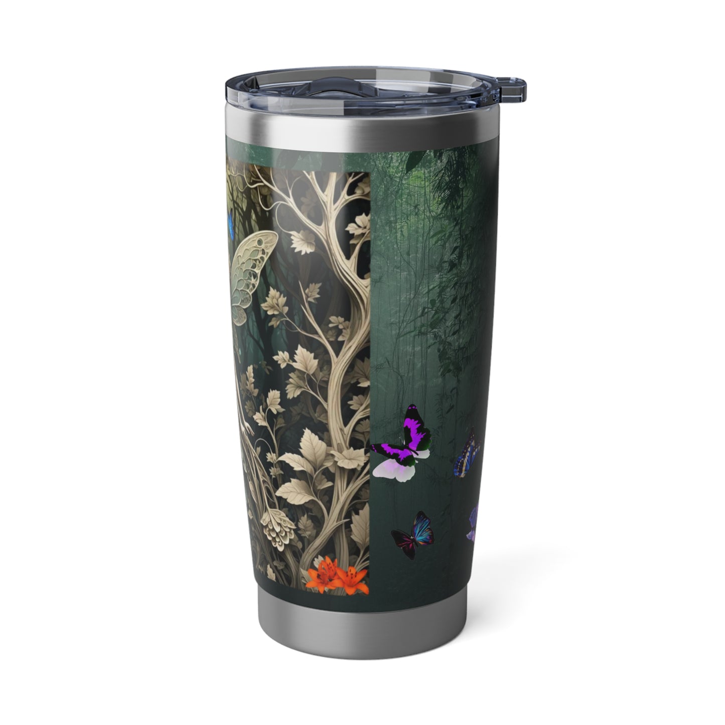 Fairy Vagabond 20oz Tumbler, Wanderlust Fairy Tumbler Fantasy-Inspired Drinkware, Stainless Steel Tumbler, Gift for Her Tumbler, Enchanted Drinkware.