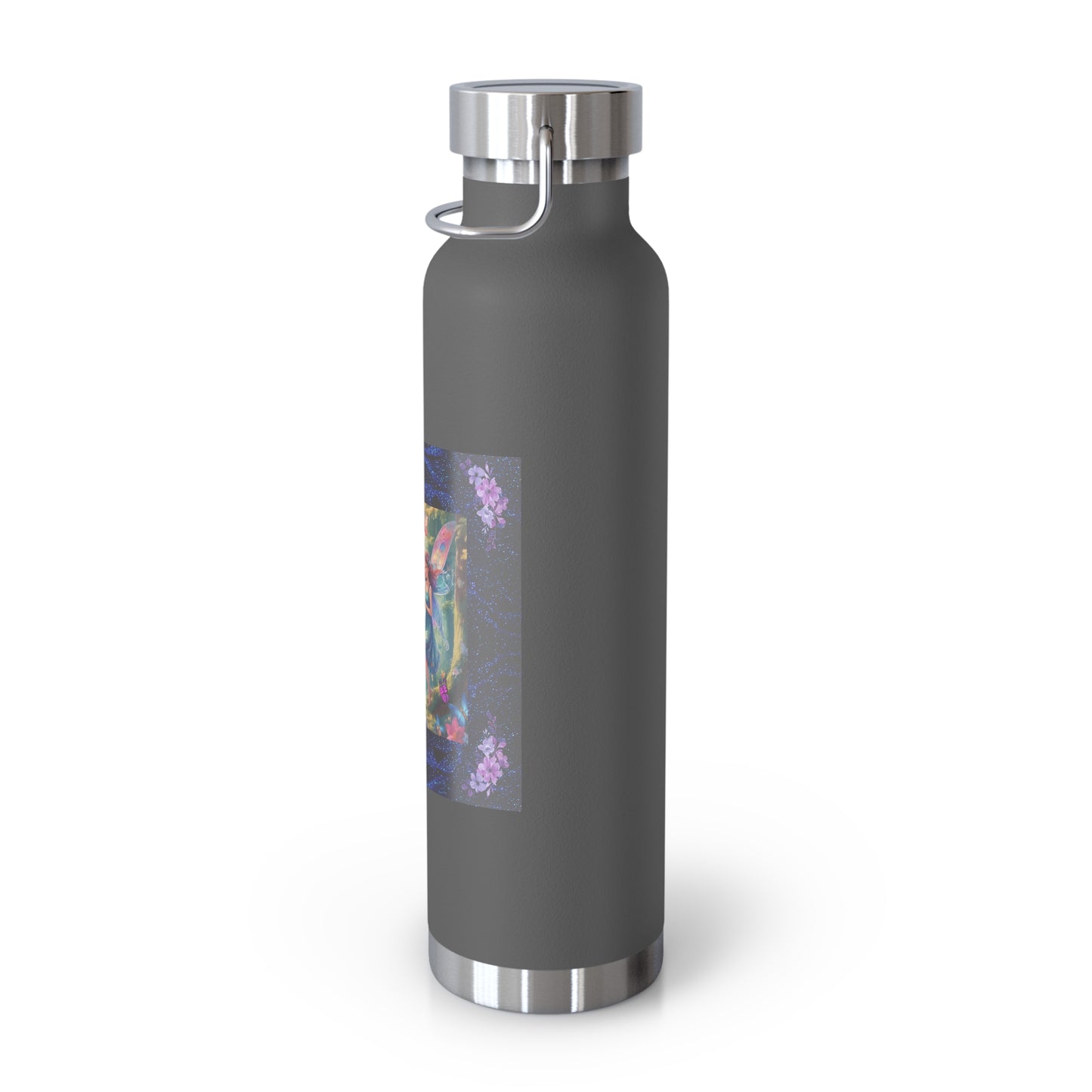 Fairies Bottle 22oz, Fairies' Drinking Bottle, Drinking Bottle for School, Copper Vacuum Insulated Bottle, Hot and Cold Beverage Bottle, Eco-Friendly Fairies' Bottle, 22oz