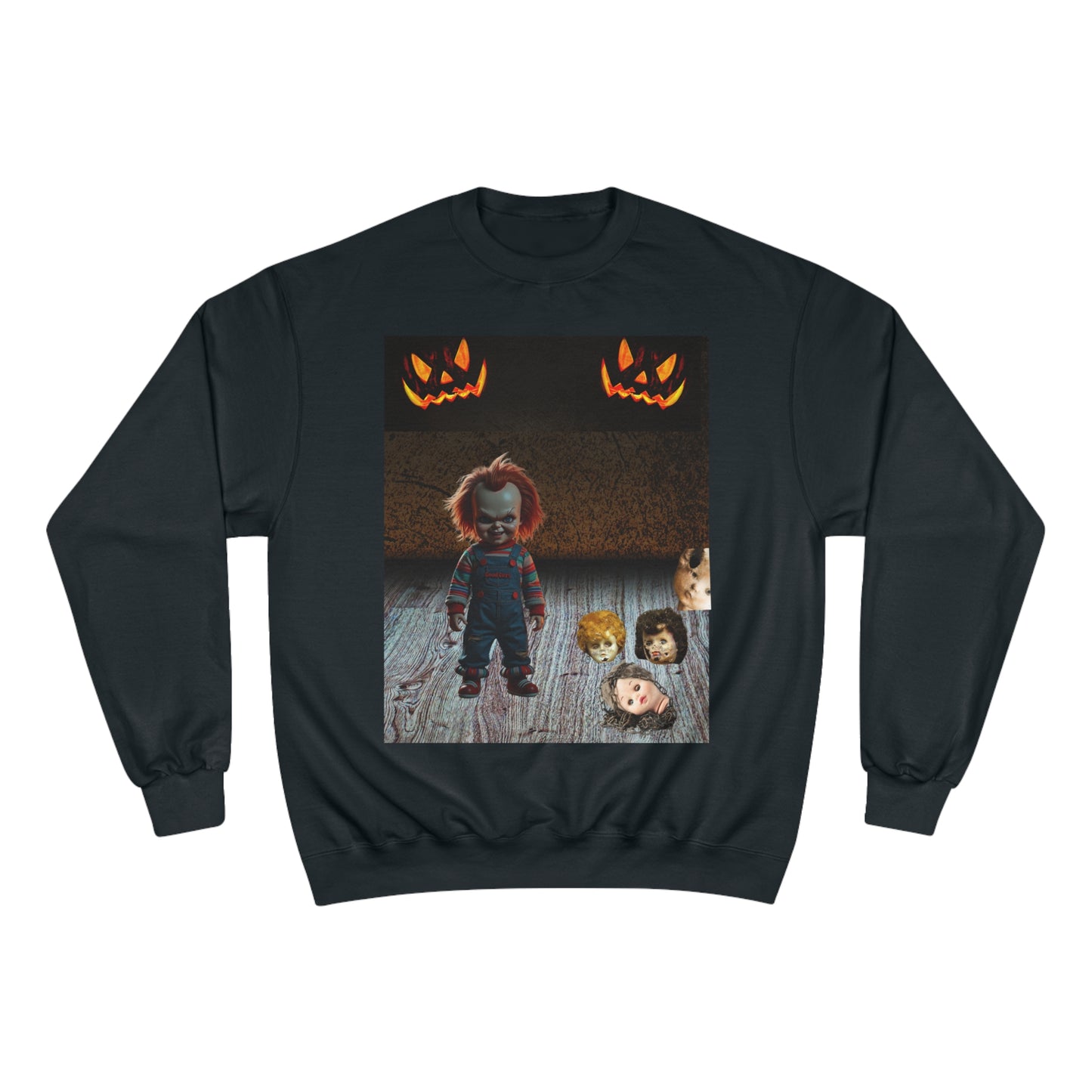 Chucky Sweatshirt, Spooky Sweatshirt, Horror Fan Sweatshirt, Gift for Halloween, Horror movie Sweatshirt, Lover of Scary Movie active Shirt. Champion Sweatshirt