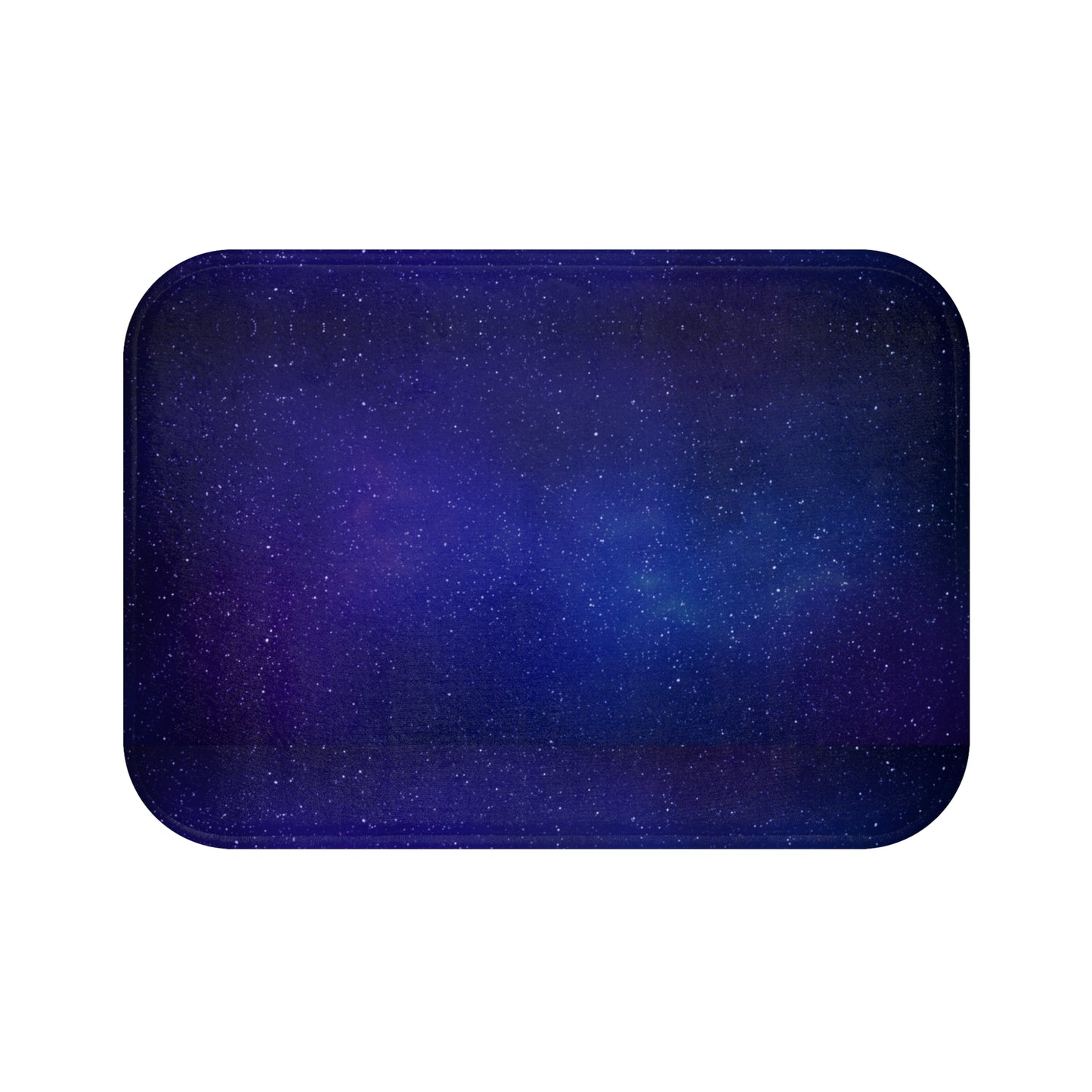 Blue Galaxy Bathmat, Night Sky Bathroom Rug, Celestial Bathroom Decor, Space-Themed Bathmat, Starry Sky Galaxy Mat, Housewarming Gift.