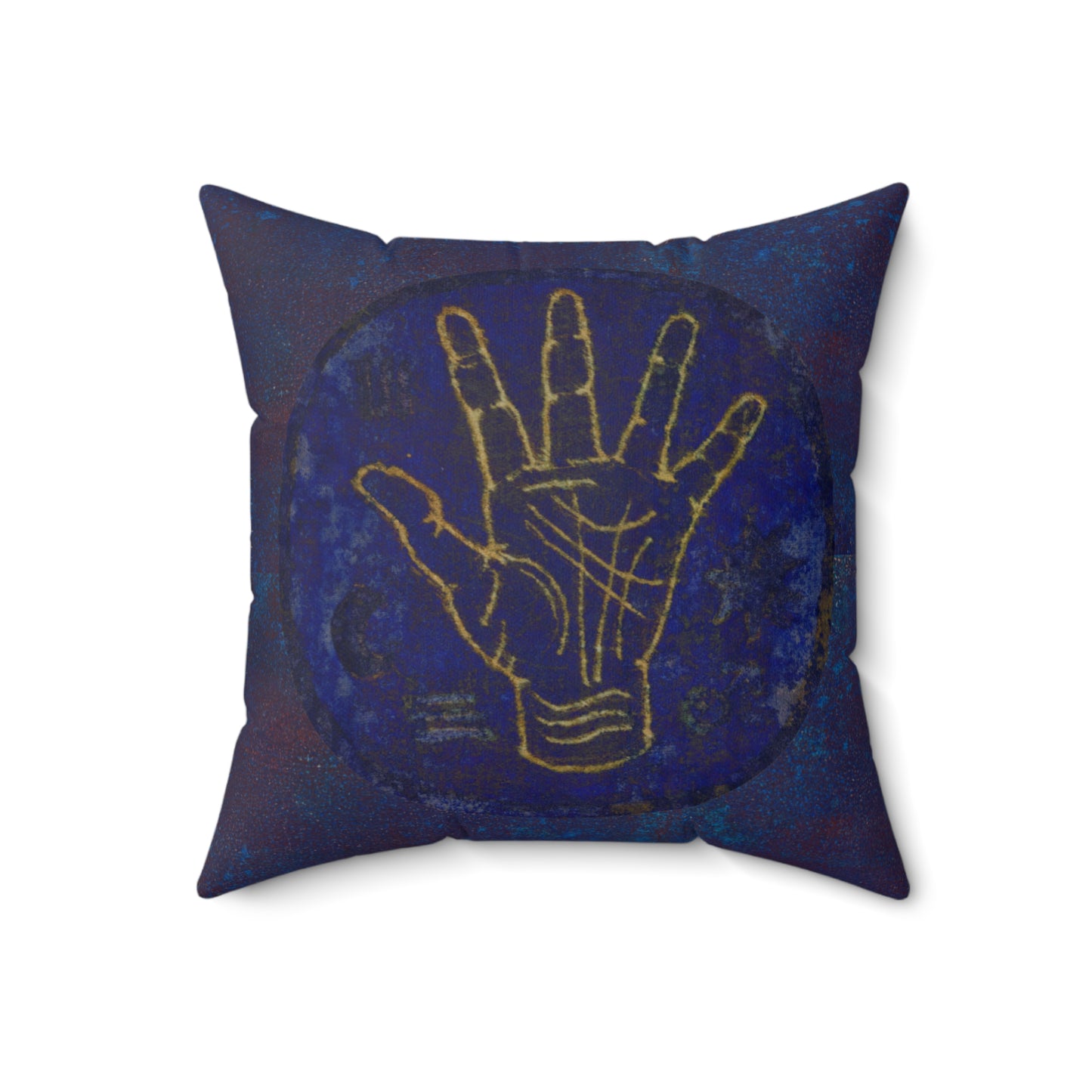 Palm Readers Pillowcase Pillow Included, Palmist reader pillow, Hand Readers Pillowcase, Astrology Pillowcase, Fortune-Telling Decorative Pillows, ChiromancySpun Polyester Square Pillow