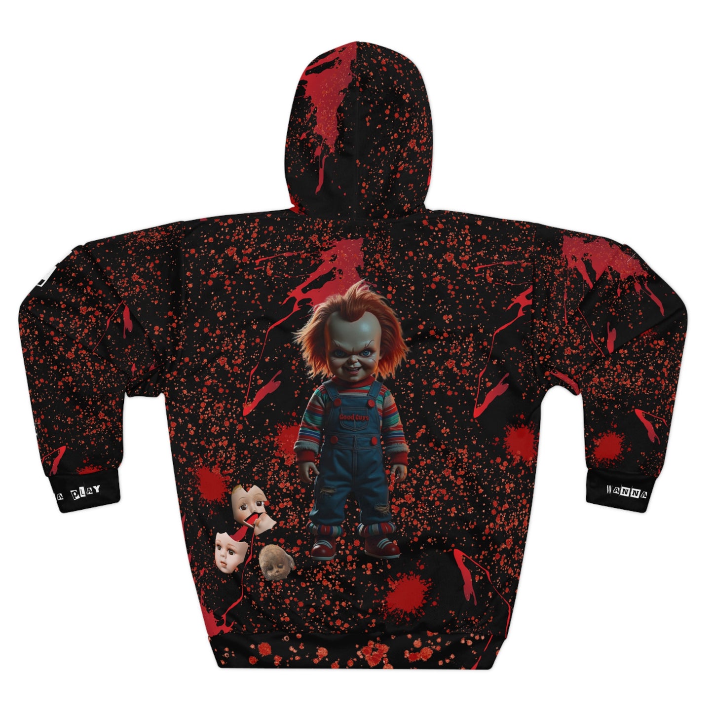 Chucky Hoodie, Horror Film Hoodie, Halloween Hoodie, Child's Play Hoodie, Horror Movie Apparel, Birthday Gift, Hoodie with Chucky, (APO)