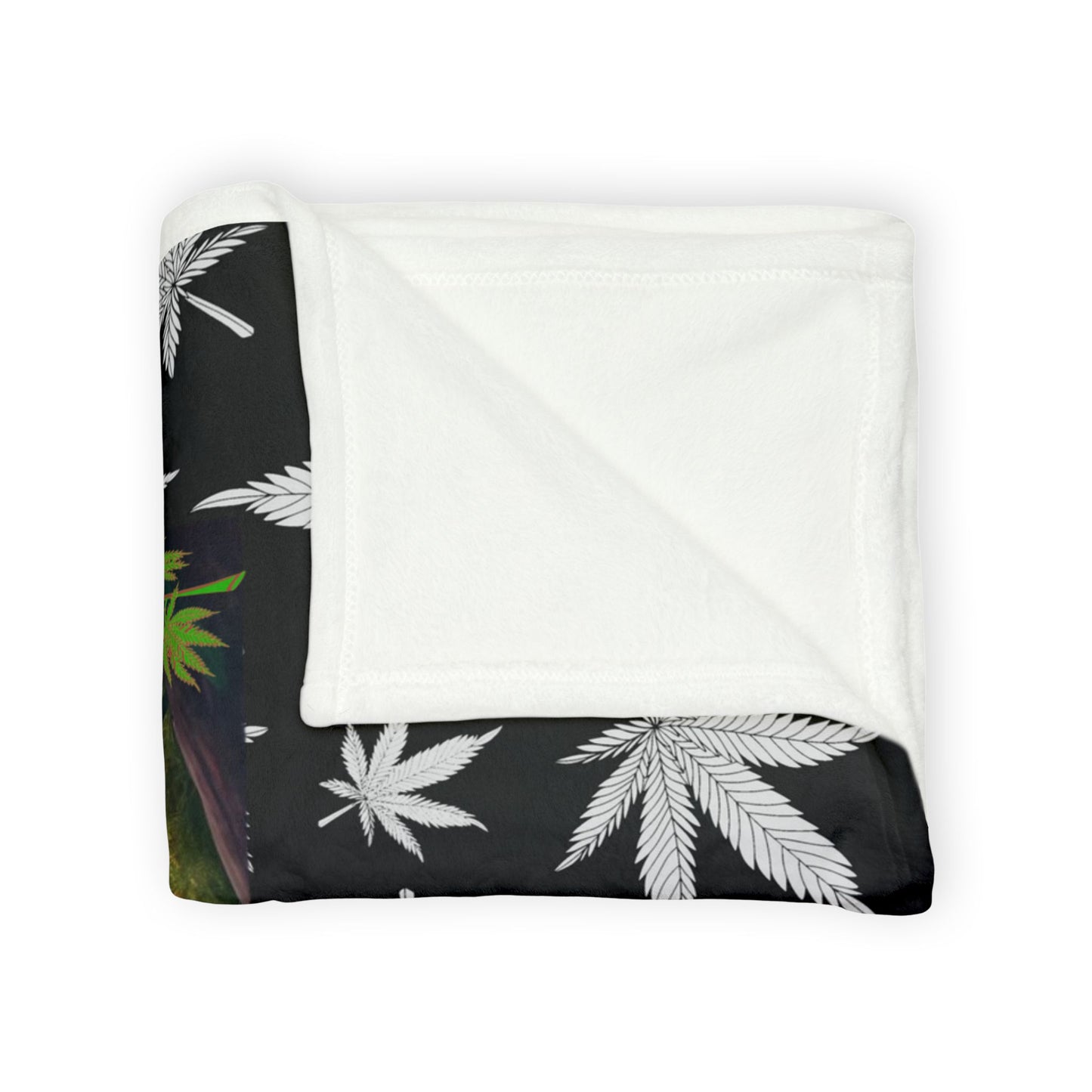 Funny Monkeys Smoking Weed Blanket, Whimsical Grass Scene Throw Blanket, Soft Polyester Stoner Blanket, Cannabis-Inspired Cozy Blanket, Playful Laughter Scene Bedding