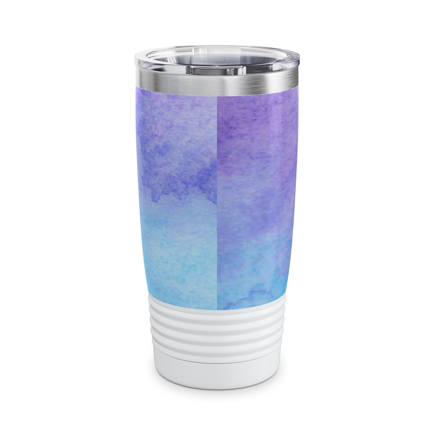 Birth Sign Star Chart Tumbler, Light Blue and Purple Travel Mug, Astrology Ringneck Tumbler Celestial 20oz, Zodiac Chart Stainless Steel Tumbler.