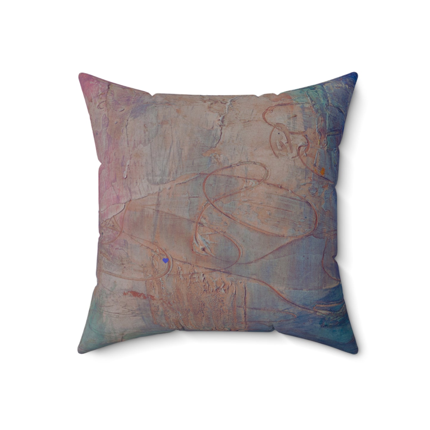 Elves in Love Pillow, Faux Suede Square Pillow, Marble Swirl Pillow, Fantasy-Themed Pillow Romantic, Elves Pillow, Marble Design Throw Pillow, Fantasy Home Decor.