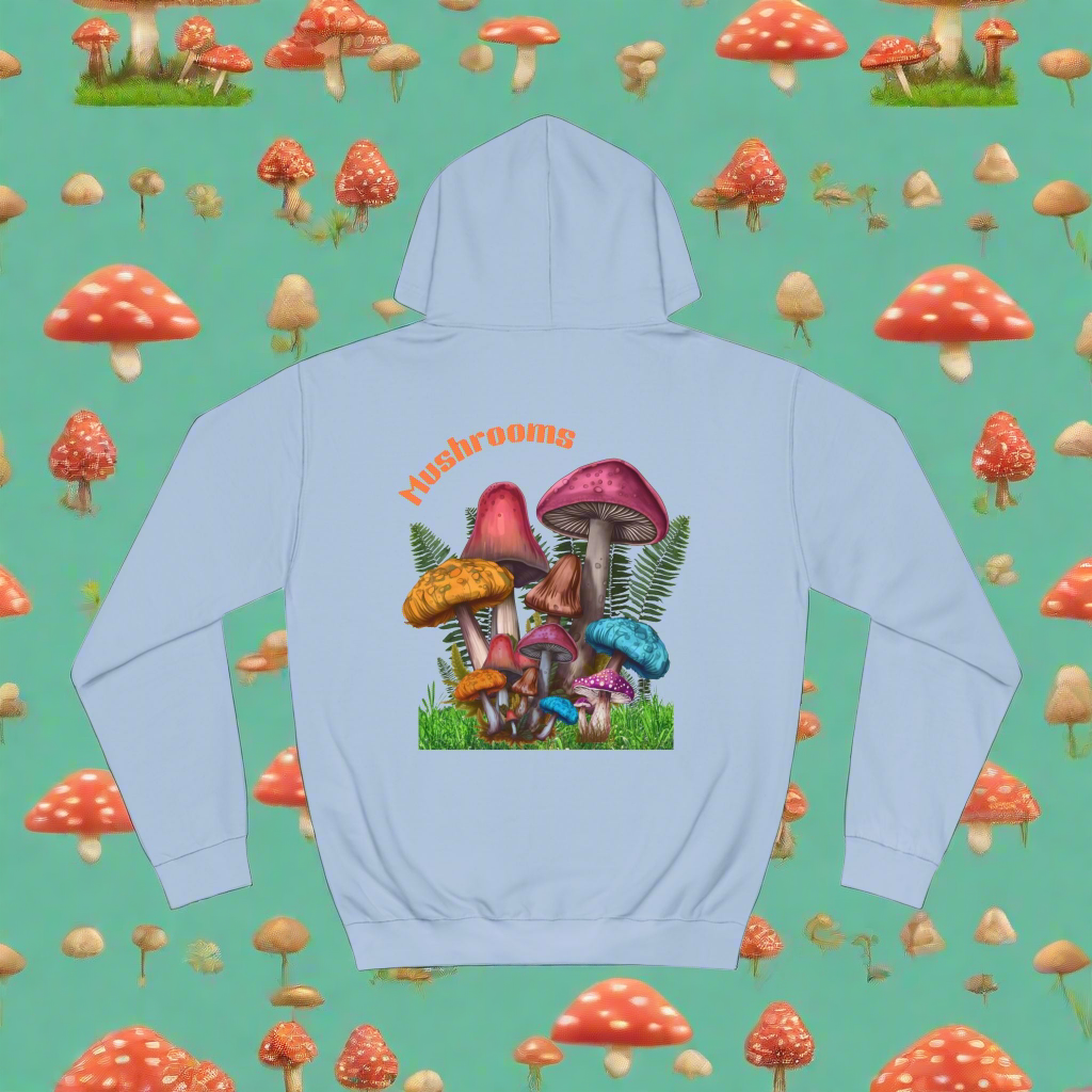 70s Trippy Mushroom Sweatshirt, Psychedelic Mushroom Pullover Sweatshirt, Retro Mushroom Sweatshirt, Colorful Hippie Style Sweatshirt.